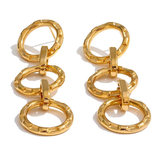 Luxe Hollow Drop Earrings