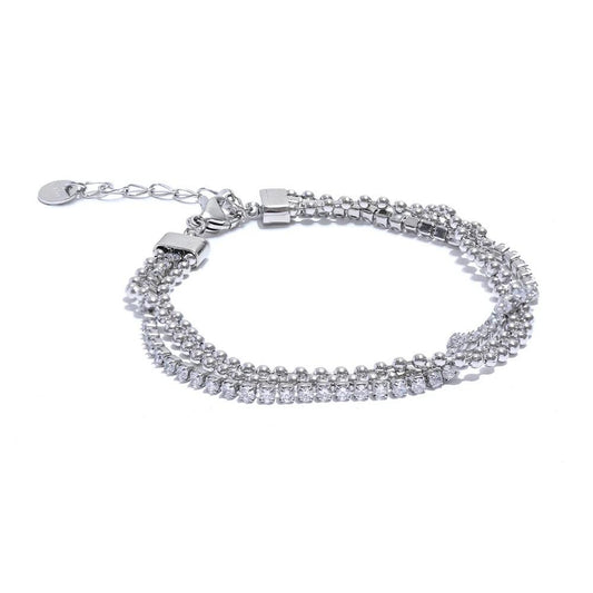 Elysian Layers Cubic Zirconia Bracelet