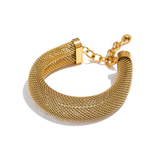 Bold Luxe Wide Bracelet