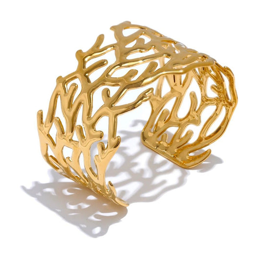 Nature's Embrace Twig Cuff Bracelet