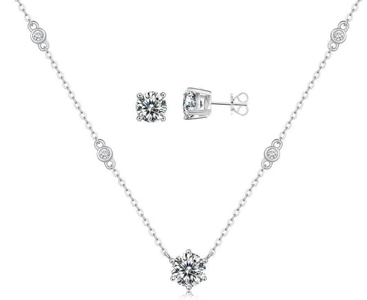 Eternal Sparkle Jewelry Silver 925 Set