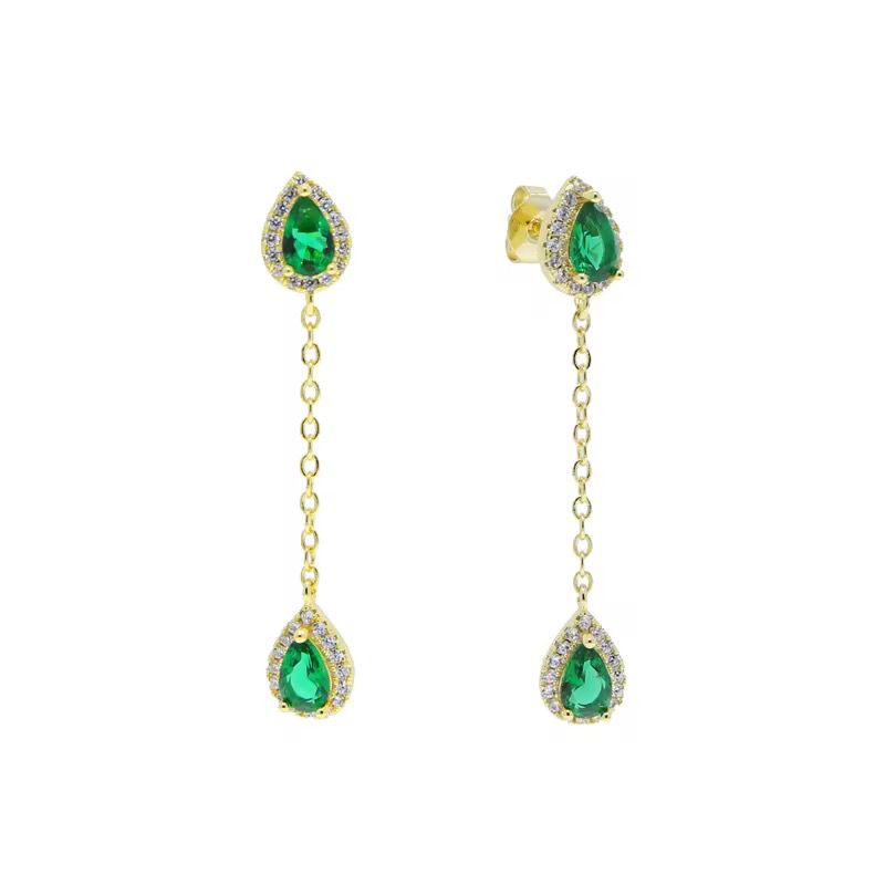 Eternal Spark Long Drop Earrings