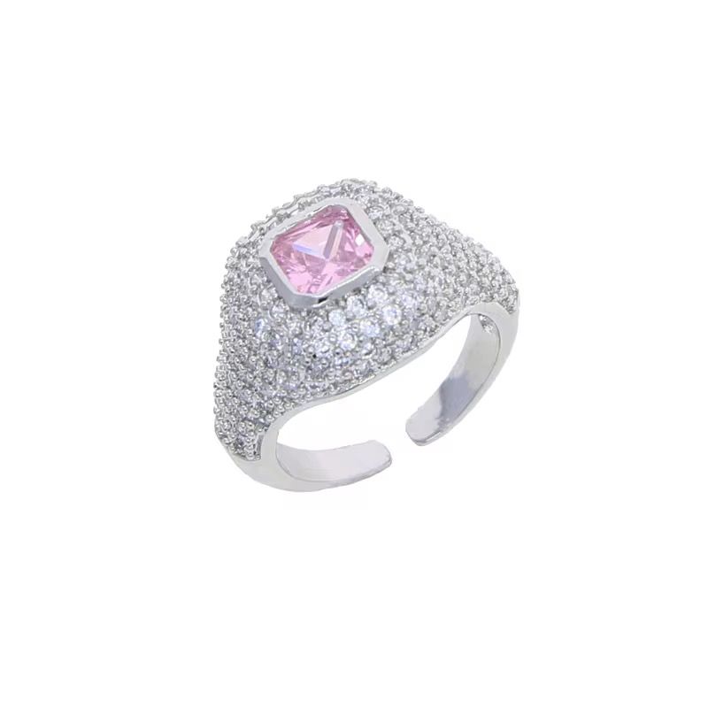 Regal Bezel Square Pinky Ring