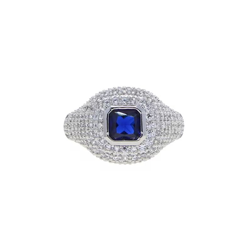 Regal Bezel Square Pinky Ring