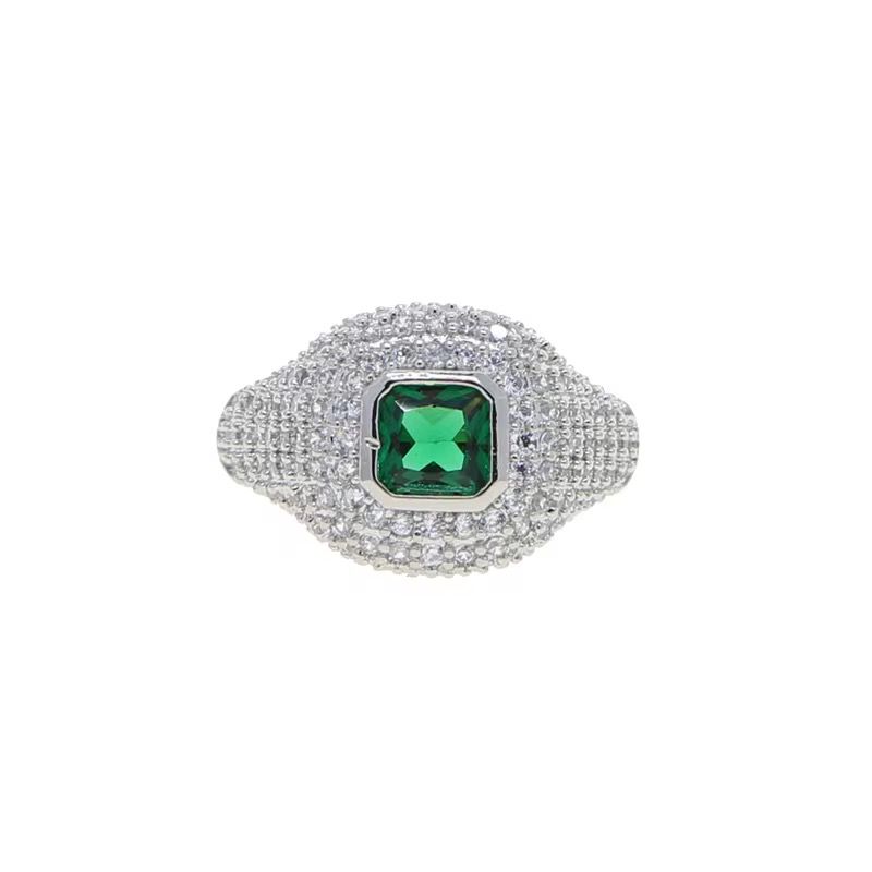 Regal Bezel Square Pinky Ring