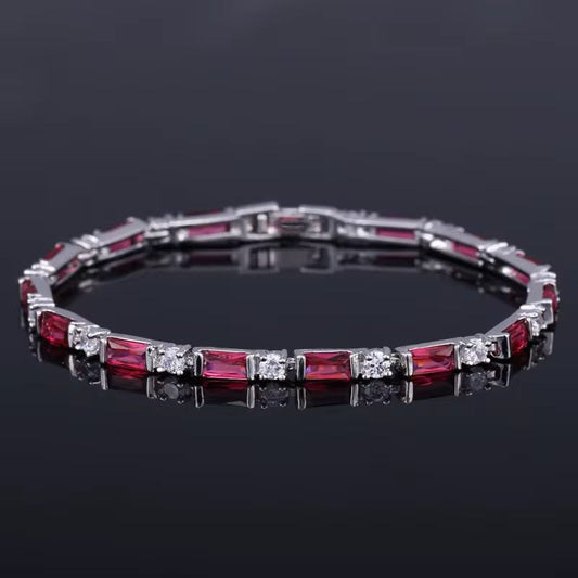 Prismatic Radiance Tennis Bracelet