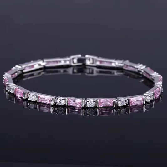 Prismatic Radiance Tennis Bracelet