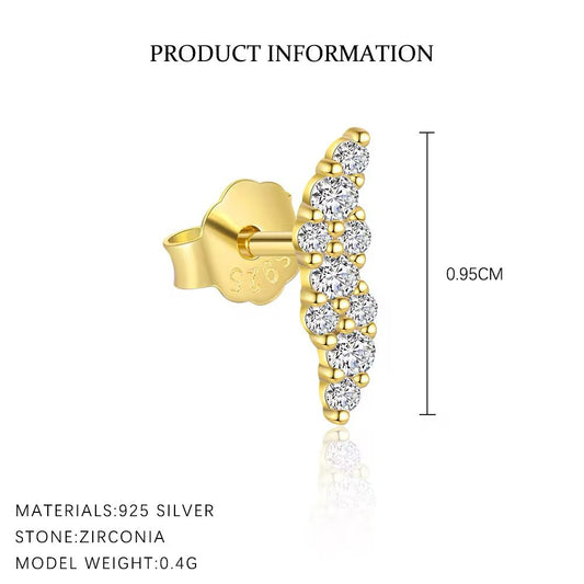 Ethereal Glow Dangle Silver 925 Piercing