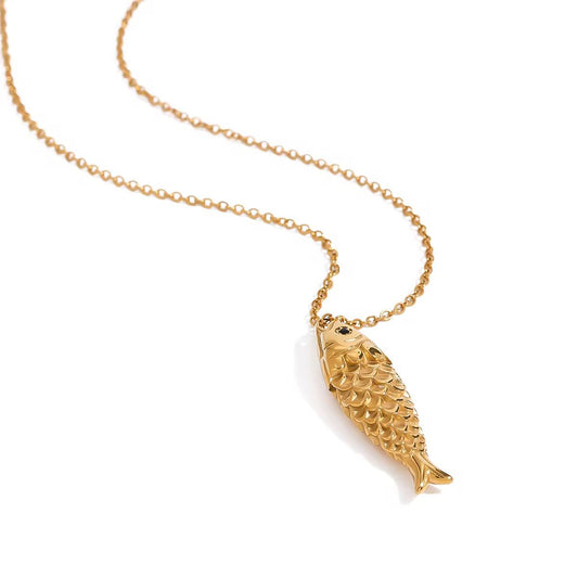 Golden Koi Necklace