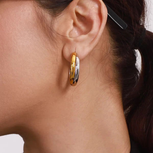Luna Duo Hoops Earrings