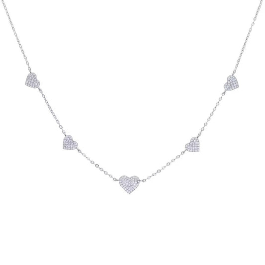 Cinq Cœurs Necklace