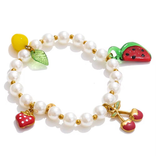 Fruity Pearl Pop Bracelet