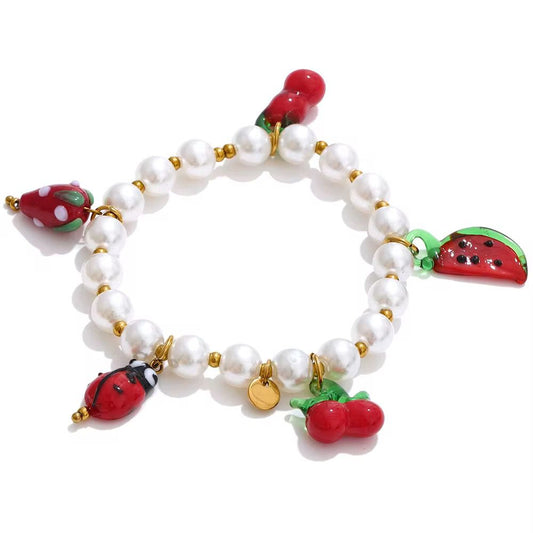 Fruity Pearl Pop Bracelet