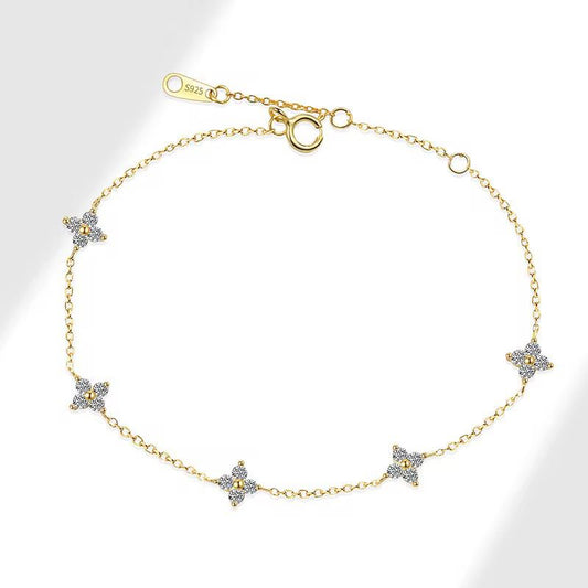 Fleur de Chance Silver 925 Bracelet
