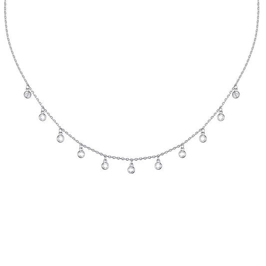 Solara Drop Silver 925 Necklace