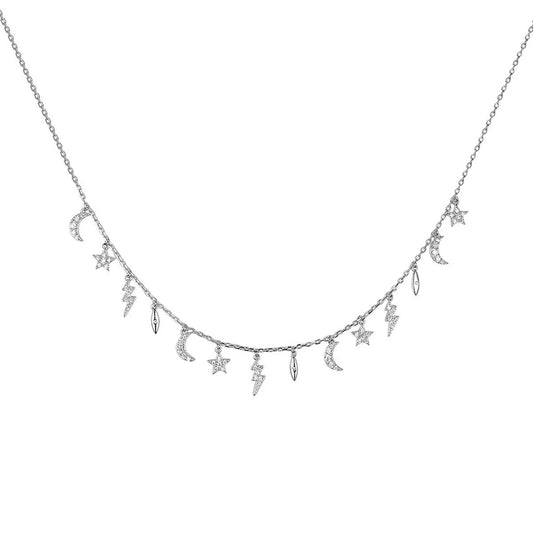 Celestia Charms Silver 925 Necklace