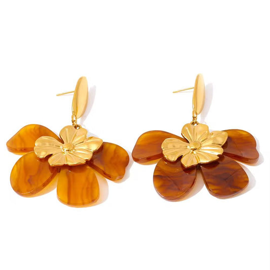 Golden Bloom Earrings