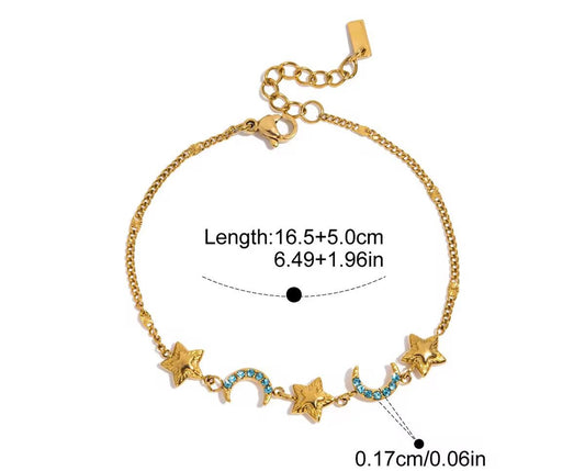 Solara Charm Set Bracelet