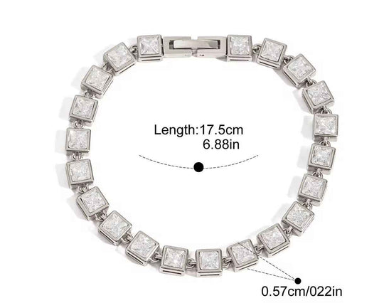 Lustre Forma Tennis Bracelet