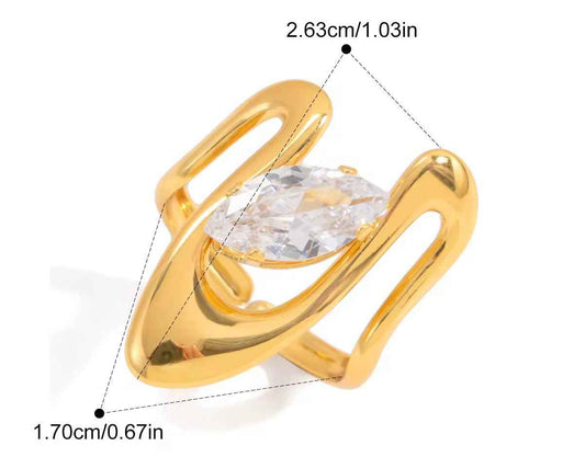 Radiant Shapes Ring