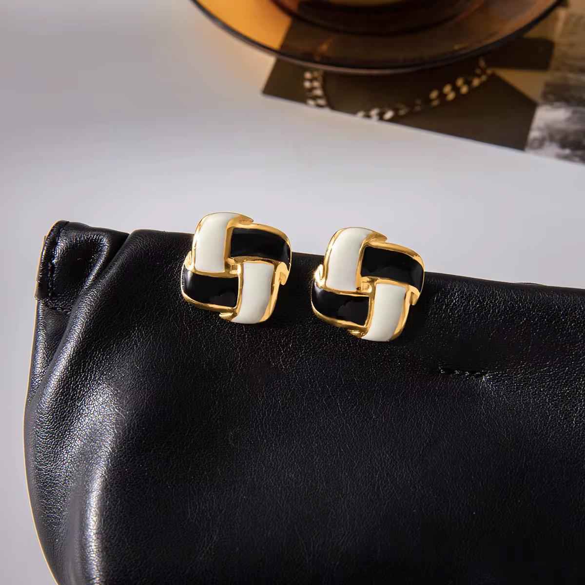 Monet Square Studs Earrings