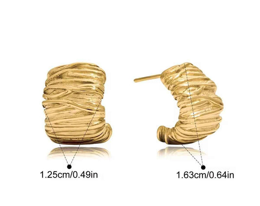 Nova Irregular Hoops Earrings