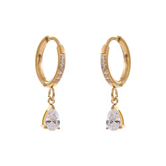 Liora Drop Hoops Earrings