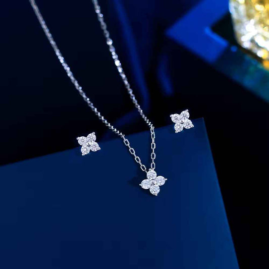 Blooming Radiance Silver 925 Set