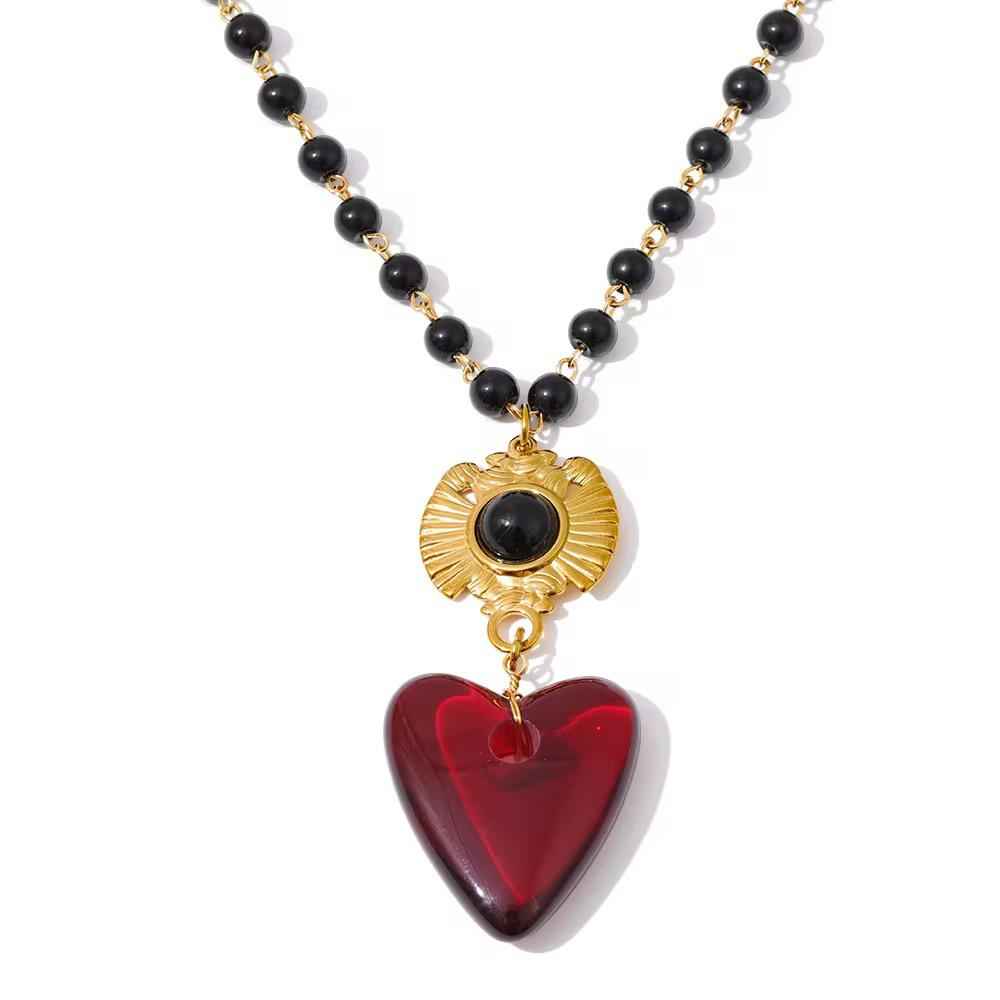 Honey Heart Necklace