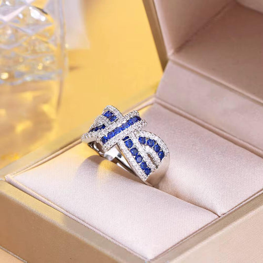 Trinity Twist Statement Ring