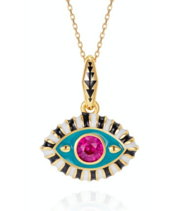 Evil Eye Fresh Summer Necklace