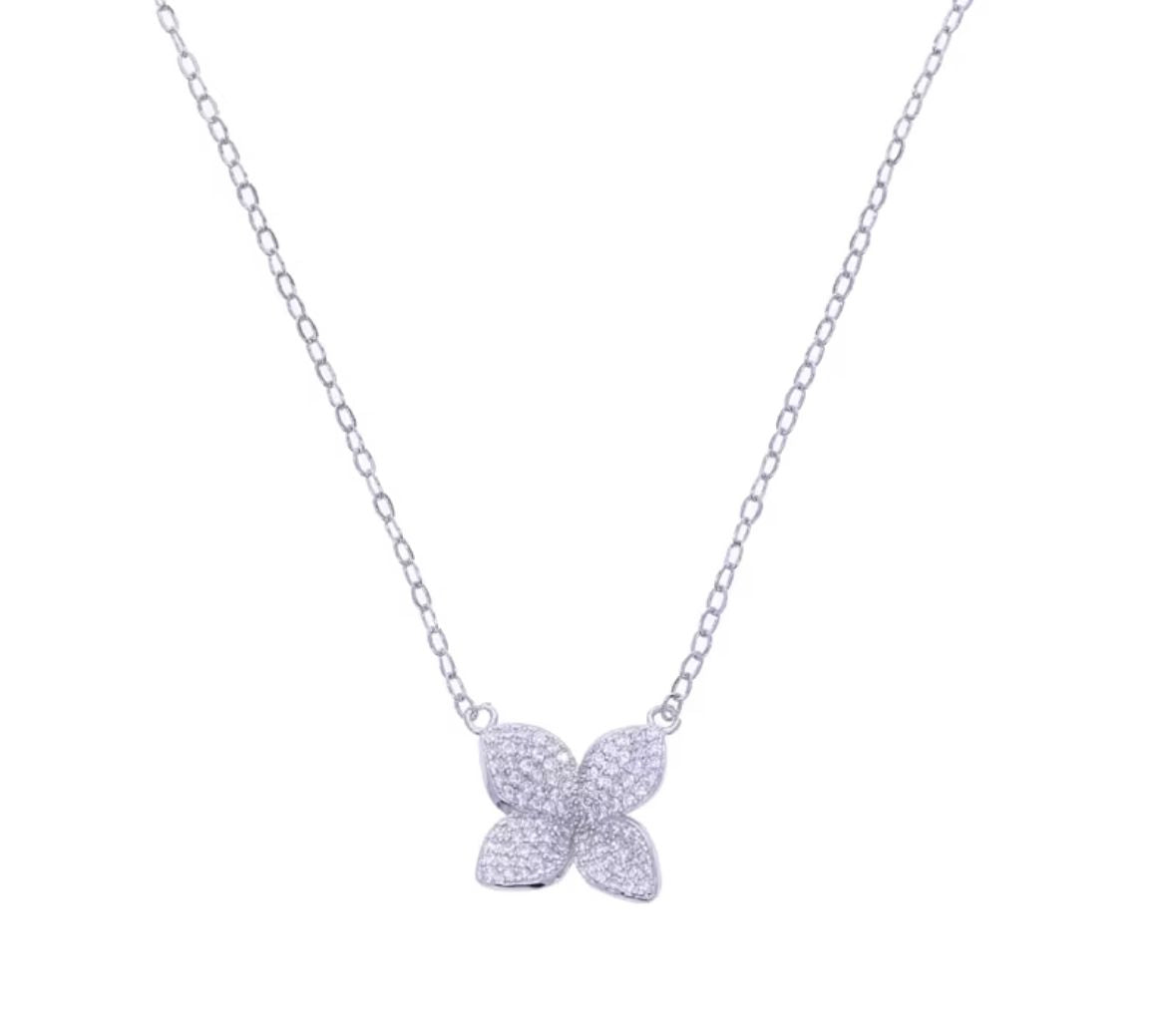 Bloom Radiance Flower Pendant Necklace