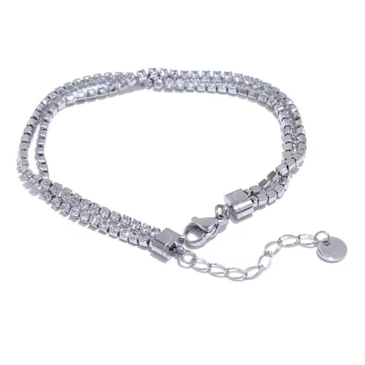 Elysian Layers Cubic Zirconia Bracelet