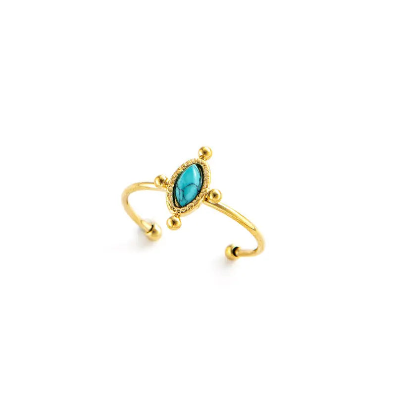 Minimalist Gold Plated Ring - Lady D World