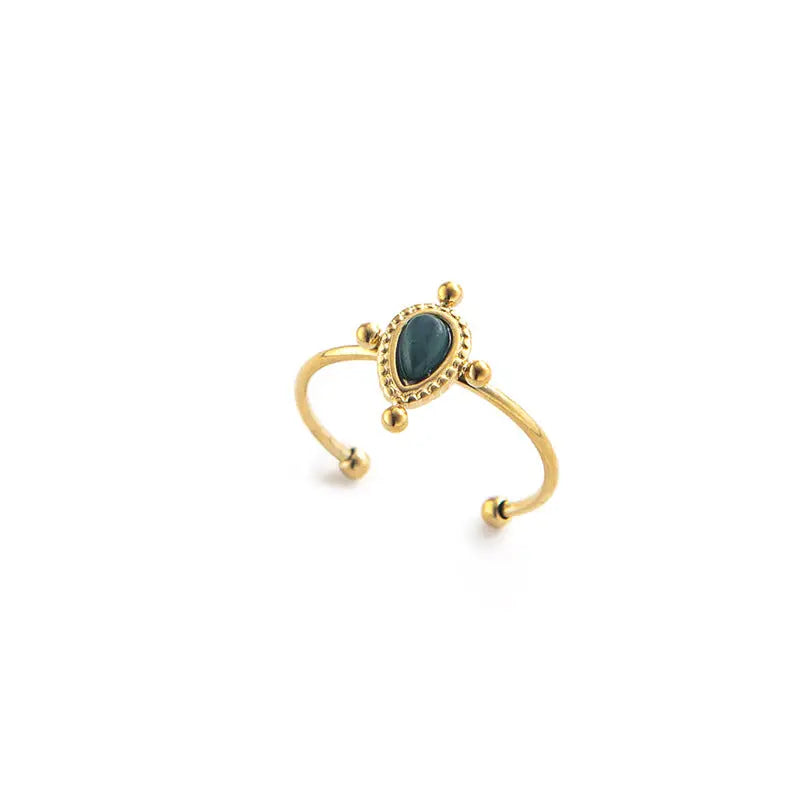 Minimalist Gold Plated Ring - Lady D World