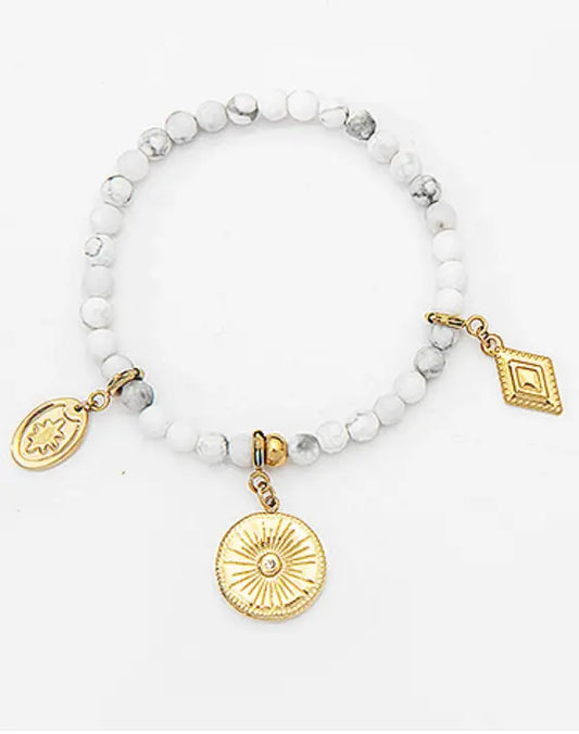 Marble With Pendant Bracelet - Lady D World