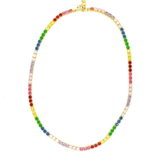 Tennis Choker Round Cut - Lady D Jewels