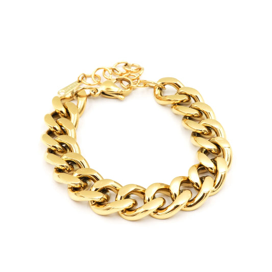 Stainless Steel Chunky Bracelet - Lady D Jewels