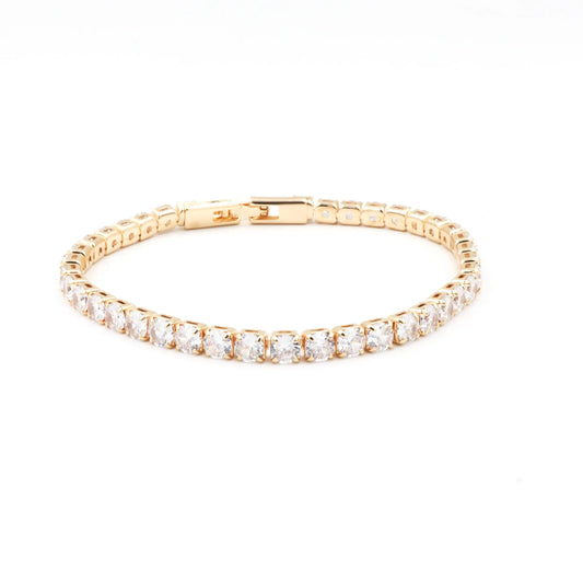 Tennis Square Cut Bracelet - Lady D Jewels