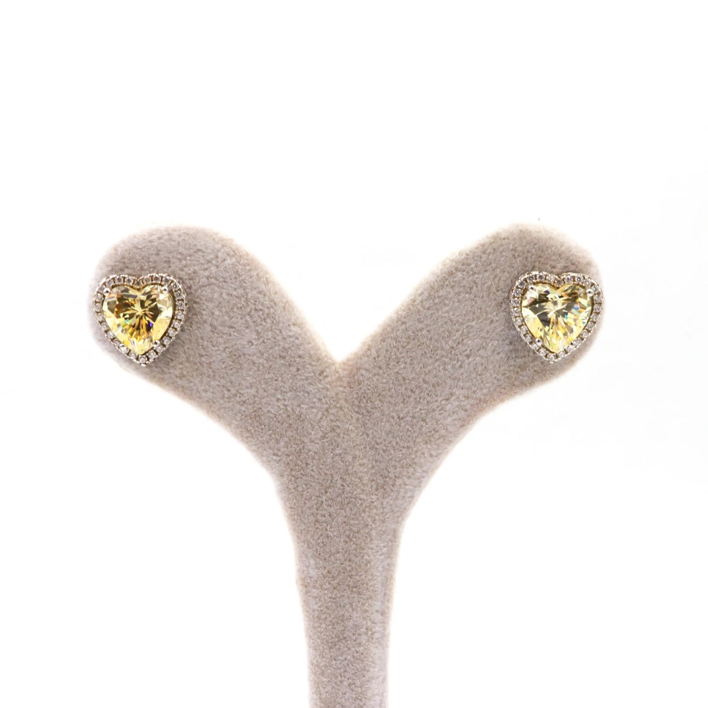 Silver Heart Cut Earring - Lady D Jewels