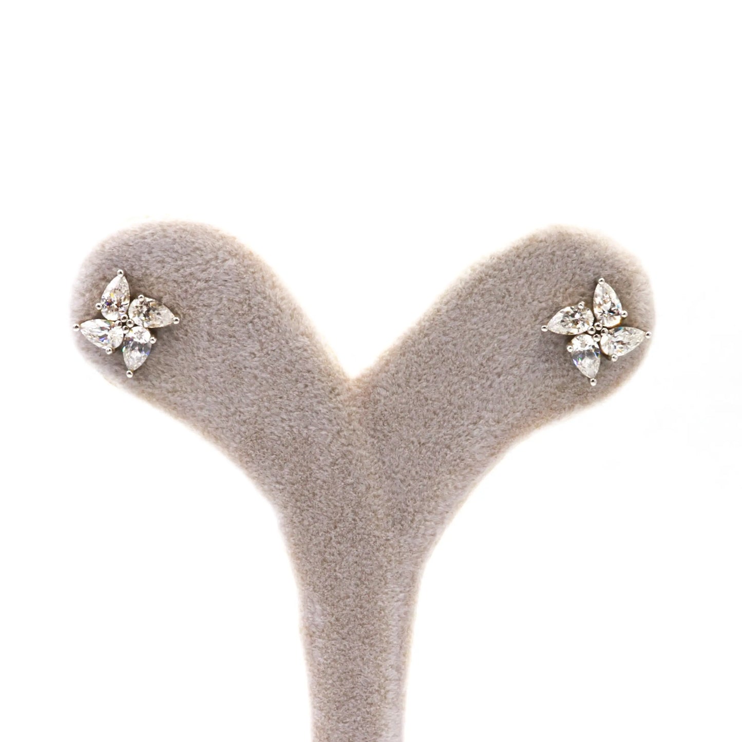 Silver Star Cut Earring - Lady D Jewels